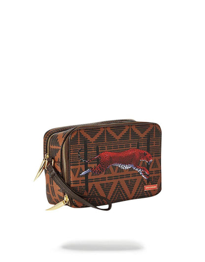 Sprayground Exclusive | LEOPARDS IN PARIS TOILETRY AKA MONEY BAG