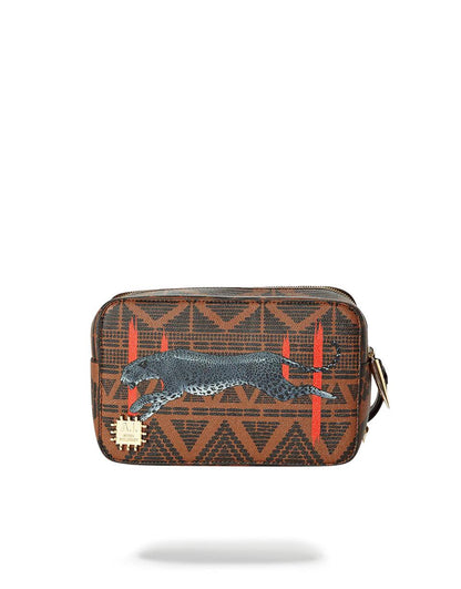 Sprayground Exclusive | LEOPARDS IN PARIS TOILETRY AKA MONEY BAG
