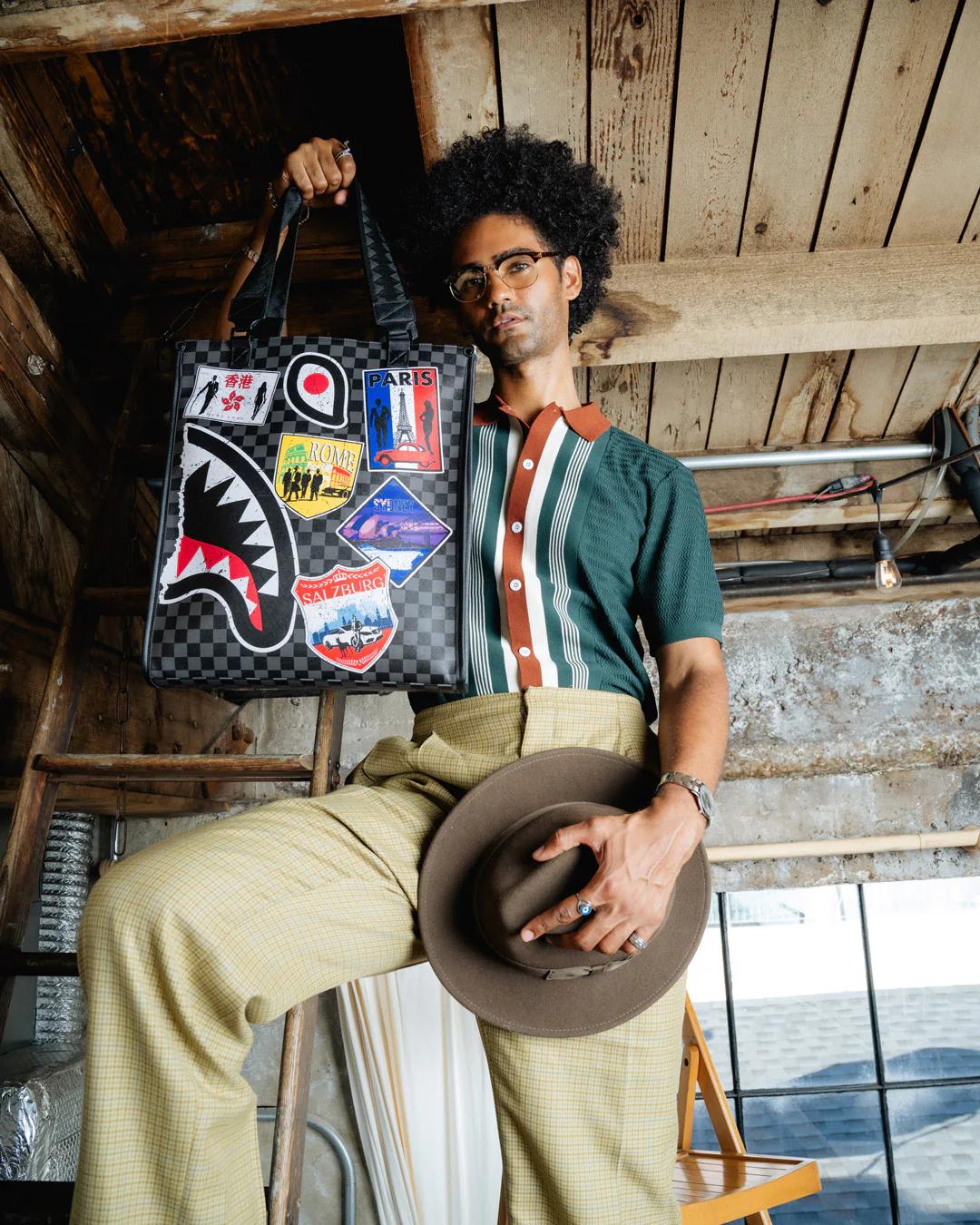 Sprayground New | GLOBAL MOGUL UNLIMITED MILES LOFT TOTE