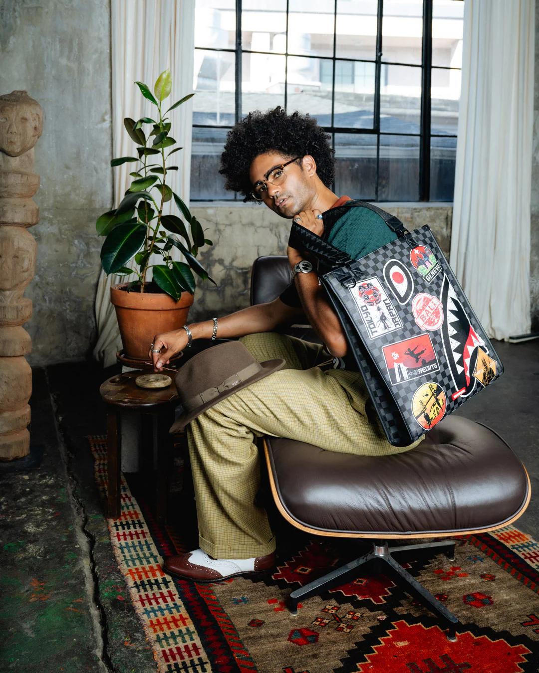 Sprayground New | GLOBAL MOGUL UNLIMITED MILES LOFT TOTE