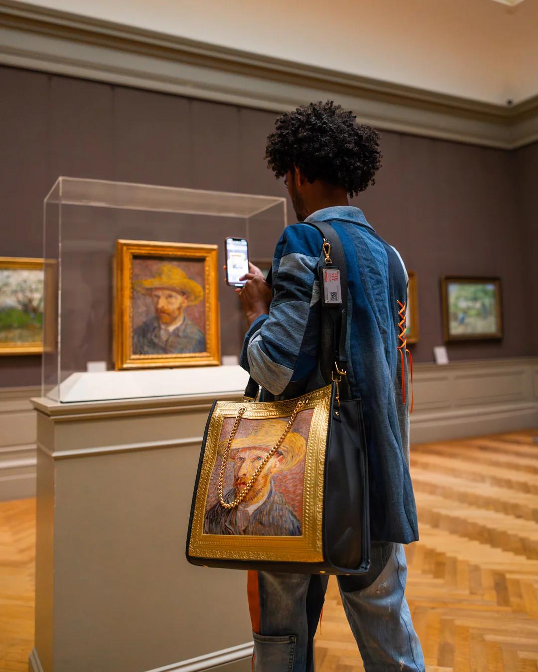 Sprayground Popular | THE MET VAN GOGH FRAMED SELF-PORTRAIT TOTE