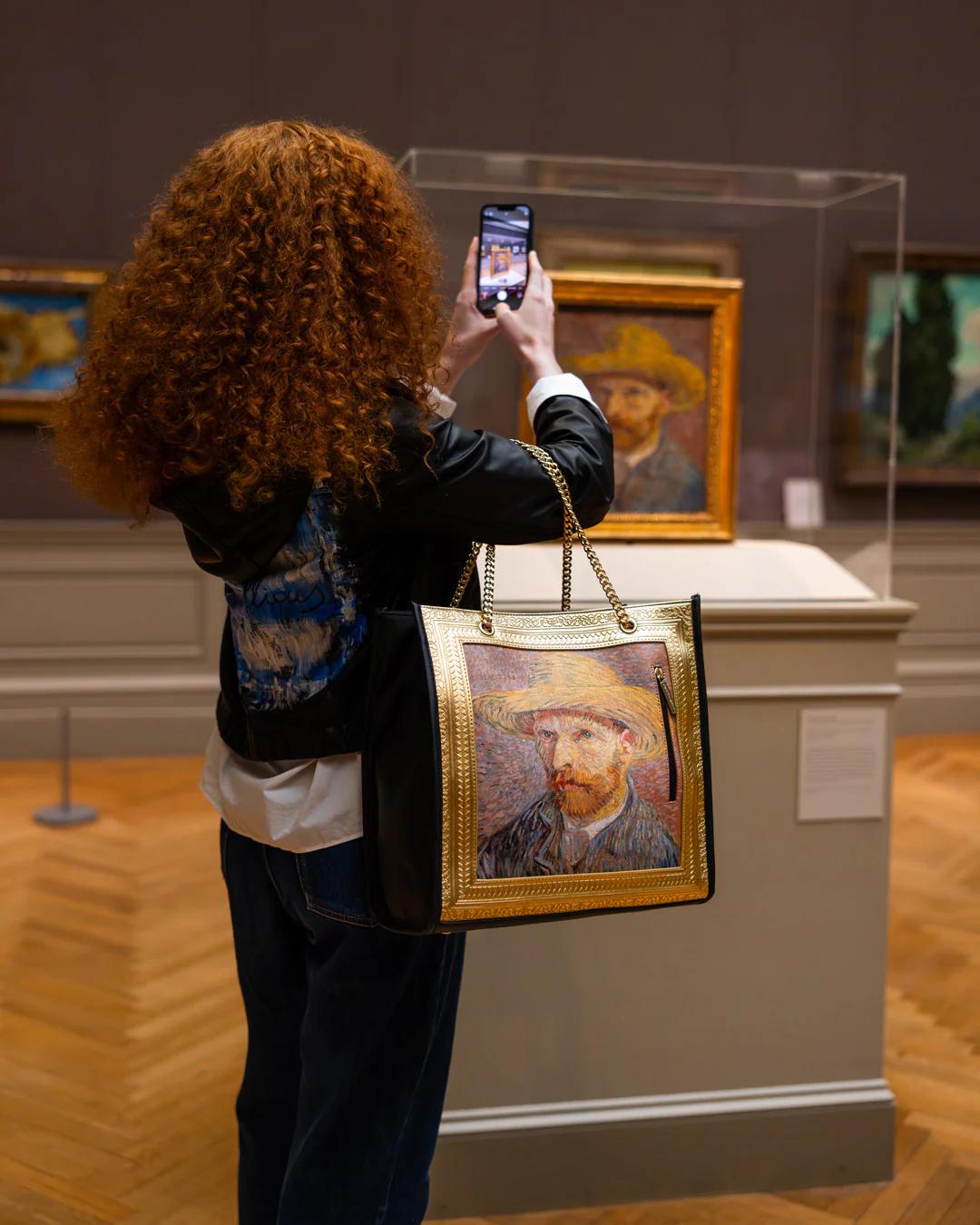 Sprayground Popular | THE MET VAN GOGH FRAMED SELF-PORTRAIT TOTE