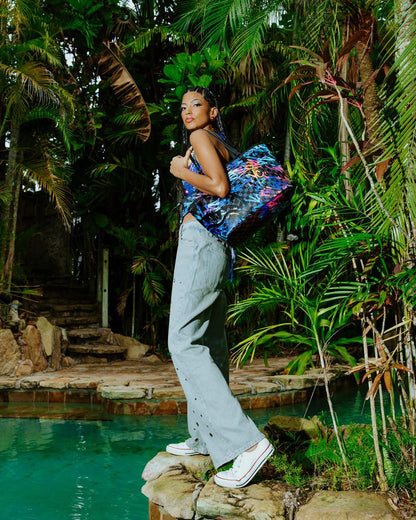 Sprayground Classic | GLOW IN THE DARK CITY OF LIGHT TOTE