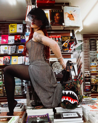 Sprayground Essential | BIG SKY FUR SHARK TOTE