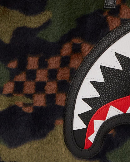 Sprayground Essential | BIG SKY FUR SHARK TOTE