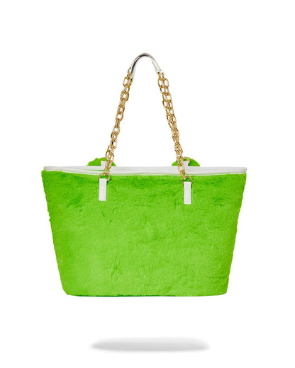 Sprayground Essential | PLUSH MONEYBEAR TOTE (GREEN)