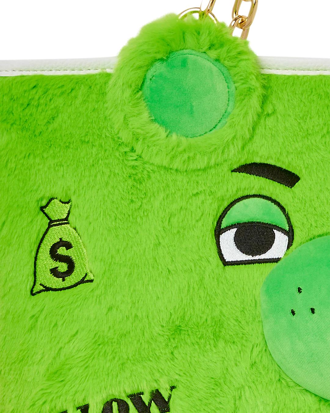 Sprayground Essential | PLUSH MONEYBEAR TOTE (GREEN)