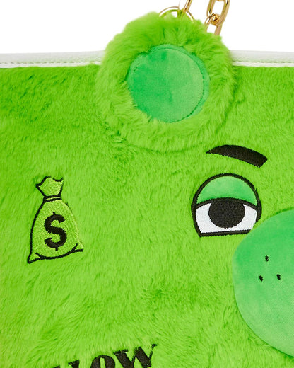 Sprayground Essential | PLUSH MONEYBEAR TOTE (GREEN)