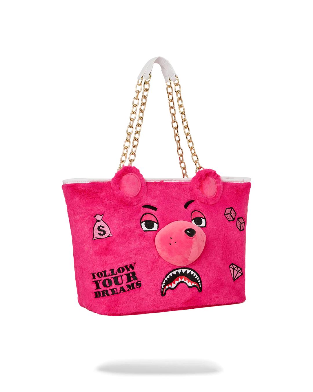 Sprayground Premium | PLUSH MONEYBEAR TOTE (PINK)