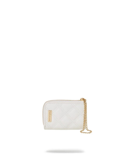 Sprayground Essential | RIVIERA LE BLANC GOLD CHAIN SHARK WALLET
