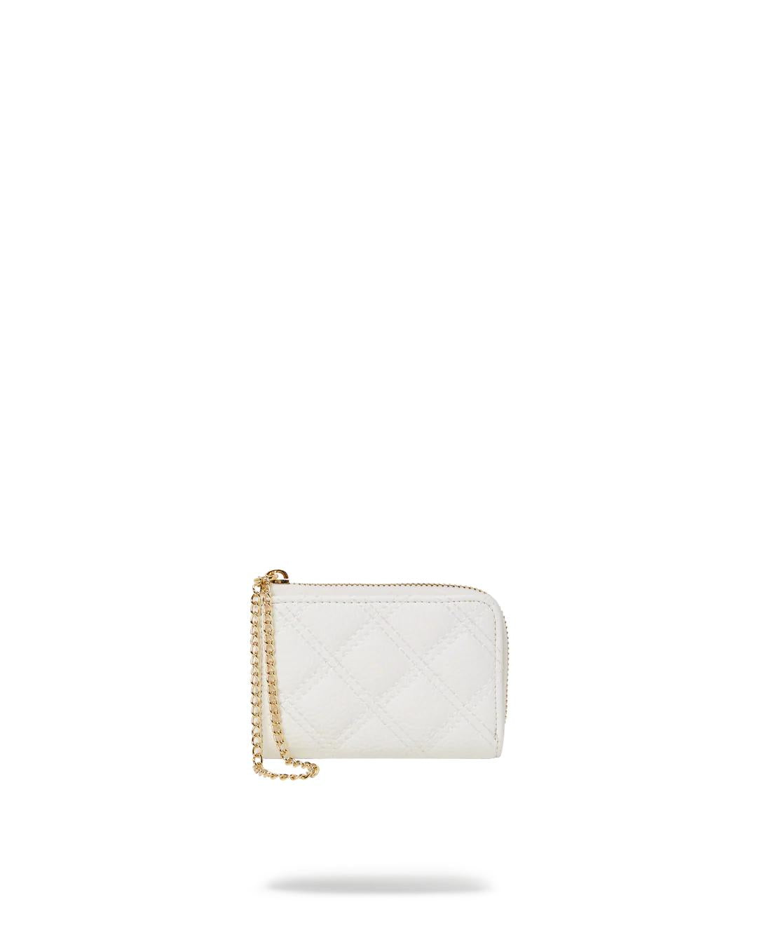 Sprayground Essential | RIVIERA LE BLANC GOLD CHAIN SHARK WALLET