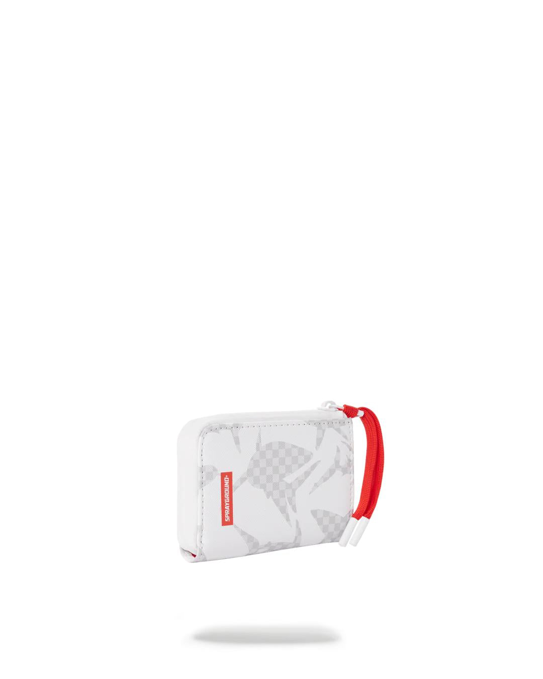 Sprayground Essential | SHARK CHECK (WHITE) WALLET
