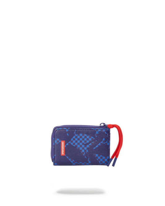 Sprayground Featured | SHARK CHECK (BLUE) WALLET