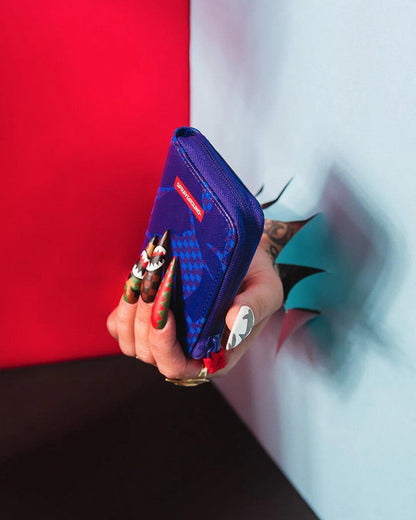 Sprayground Featured | SHARK CHECK (BLUE) WALLET
