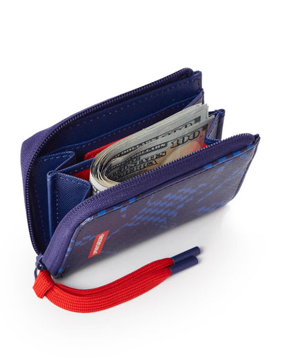 Sprayground Featured | SHARK CHECK (BLUE) WALLET
