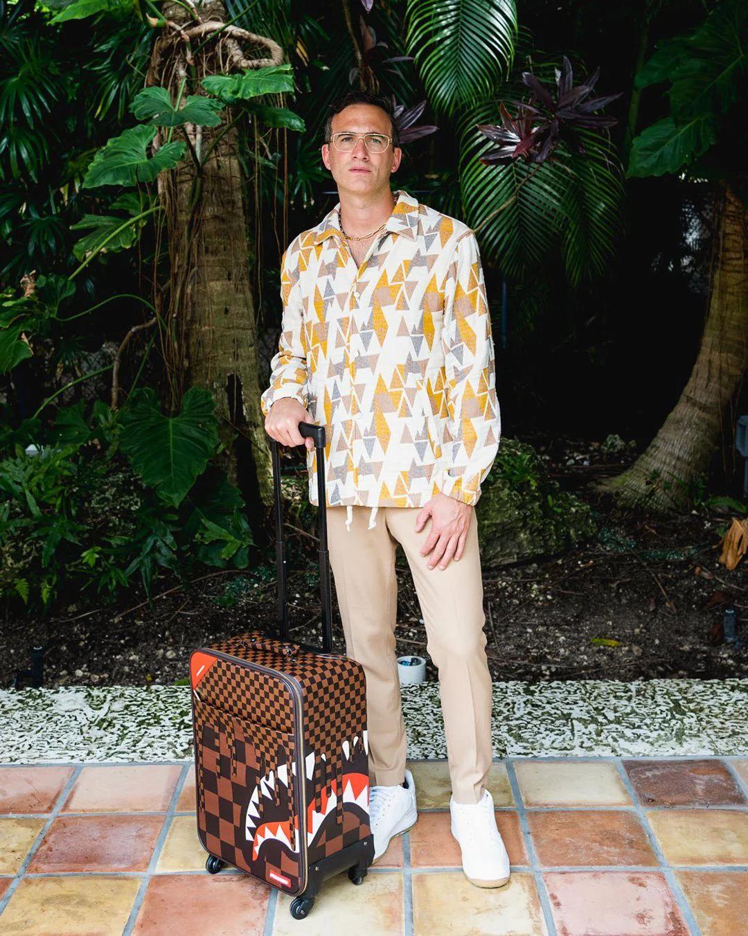 Sprayground Exclusive | XTC SHARKS IN PARIS JETSETTER CARRY-ON LUGGAGE