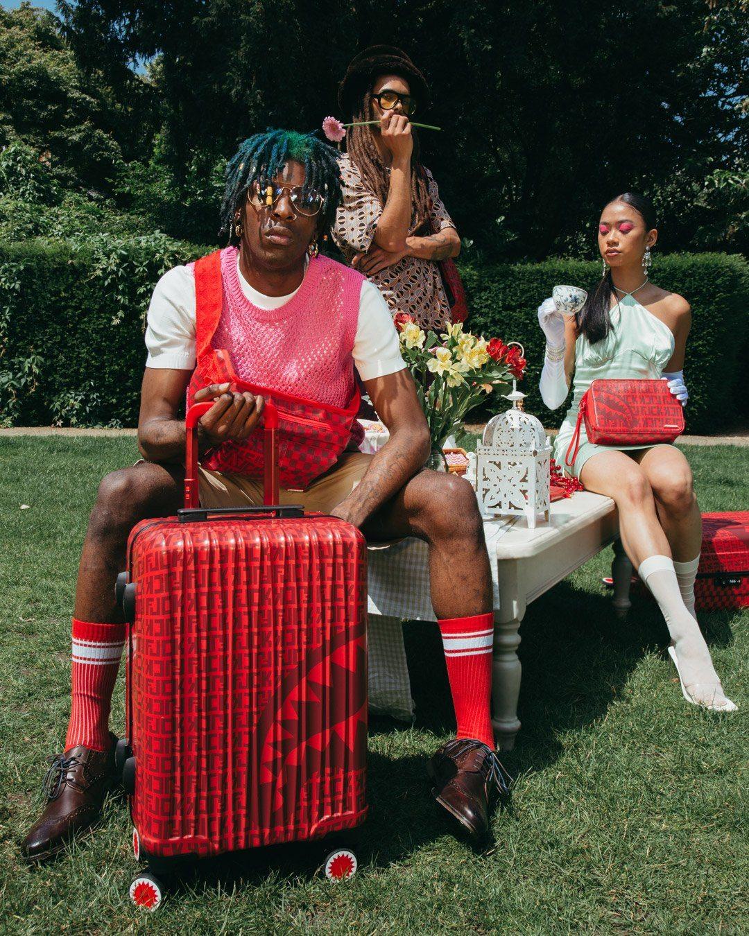 Sprayground Signature | VENI VIDI VICI SHARKNAUTICS HARDSHELL CARRY-ON LUGGAGE