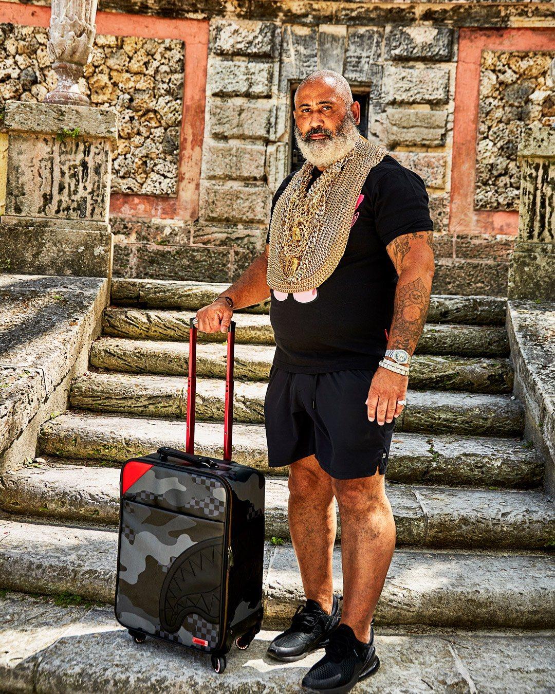 Sprayground New | 3AM NEVER SLEEP JETSETTER CARRY-ON LUGGAGE