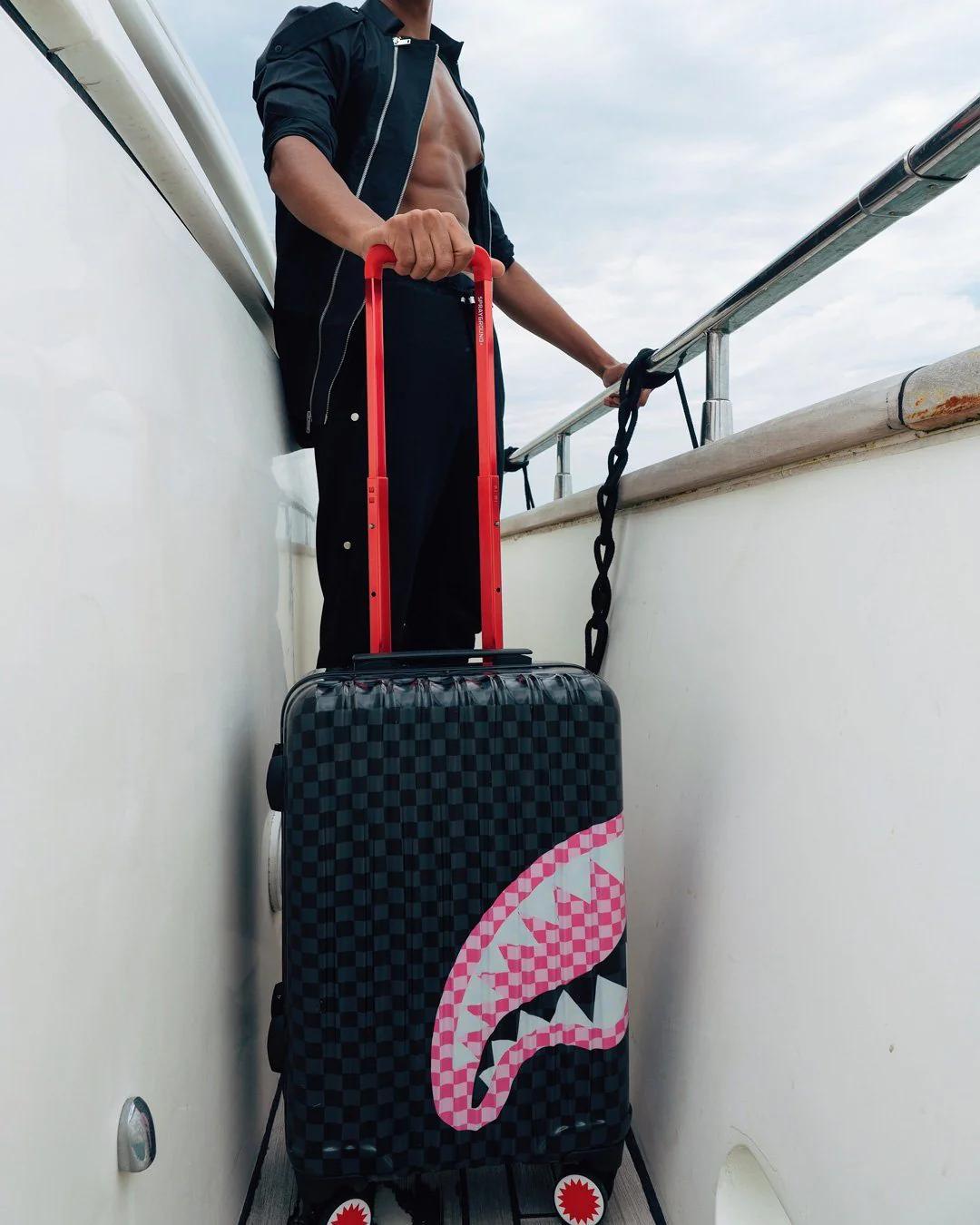 Sprayground Trending | SHARKS IN CANDY CARRY-ON LUGGAGE