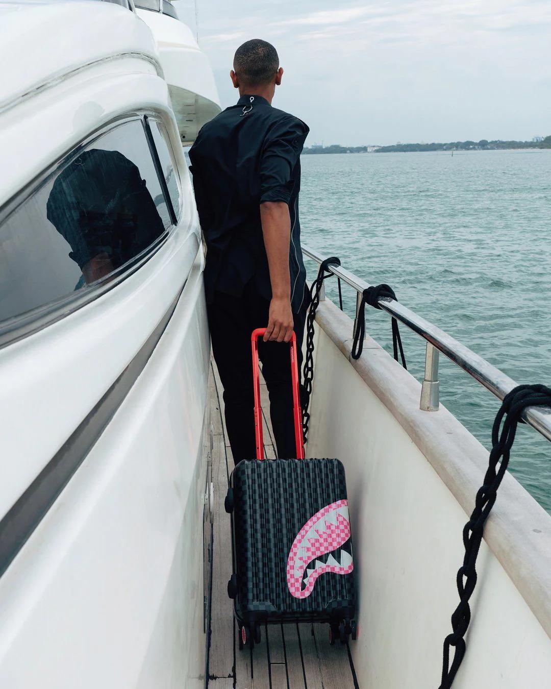 Sprayground Trending | SHARKS IN CANDY CARRY-ON LUGGAGE