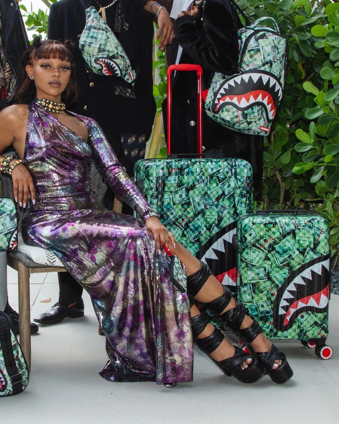 Sprayground Recommended | MAMA I MADE IT SHARKNAUTICS HARDSHELL CARRY-ON LUGGAGE