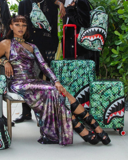 Sprayground Recommended | MAMA I MADE IT SHARKNAUTICS HARDSHELL CARRY-ON LUGGAGE