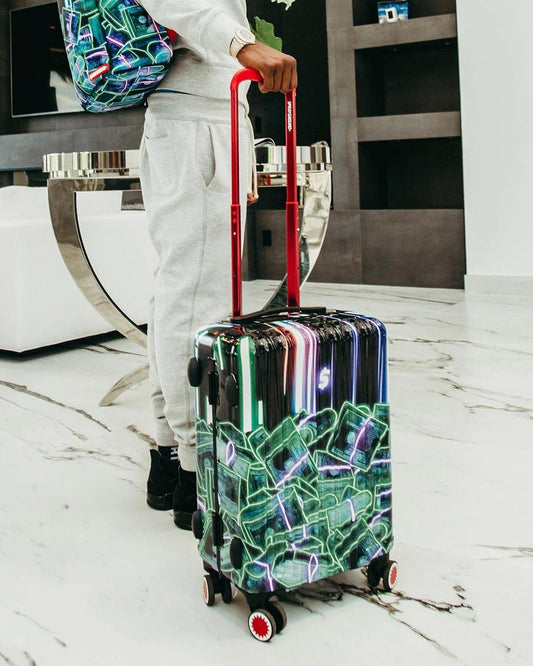 Sprayground Classic | 暗号通貨スタック (CRYPTO STACKS) LUGGAGE