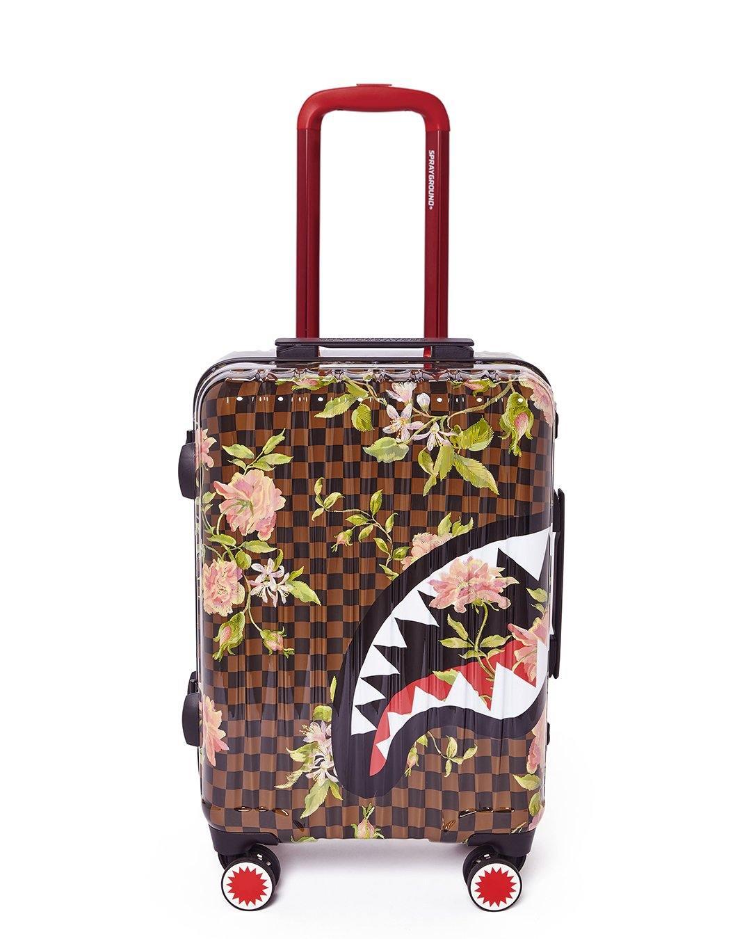 Sprayground New | SHARKFLOWER 21.5” CARRY-ON SHARKNAUTICS LUGGAGE