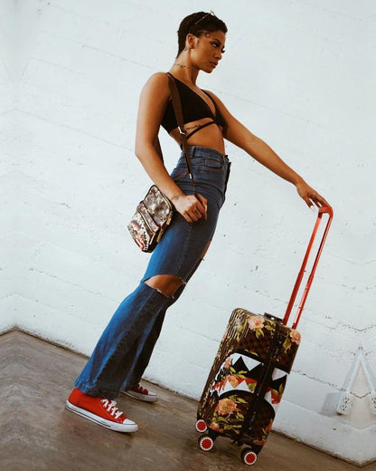 Sprayground New | SHARKFLOWER 21.5” CARRY-ON SHARKNAUTICS LUGGAGE