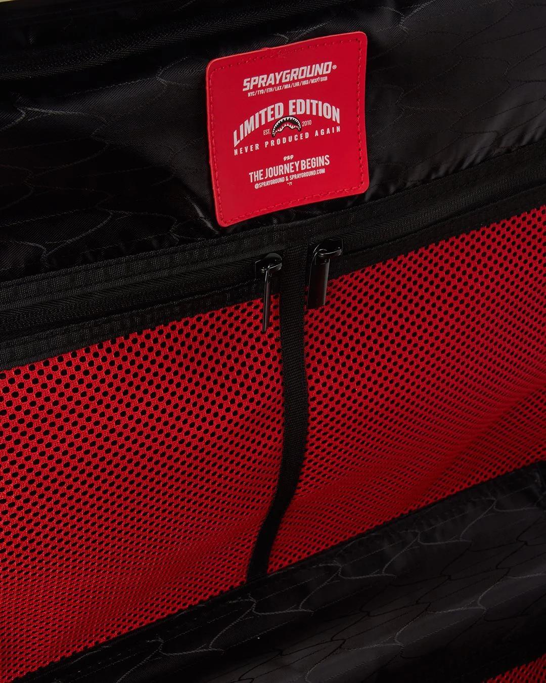 Sprayground Featured | JUNGLE PARIS 21.5” CARRY-ON SHARKITECTURE LUGGAGE