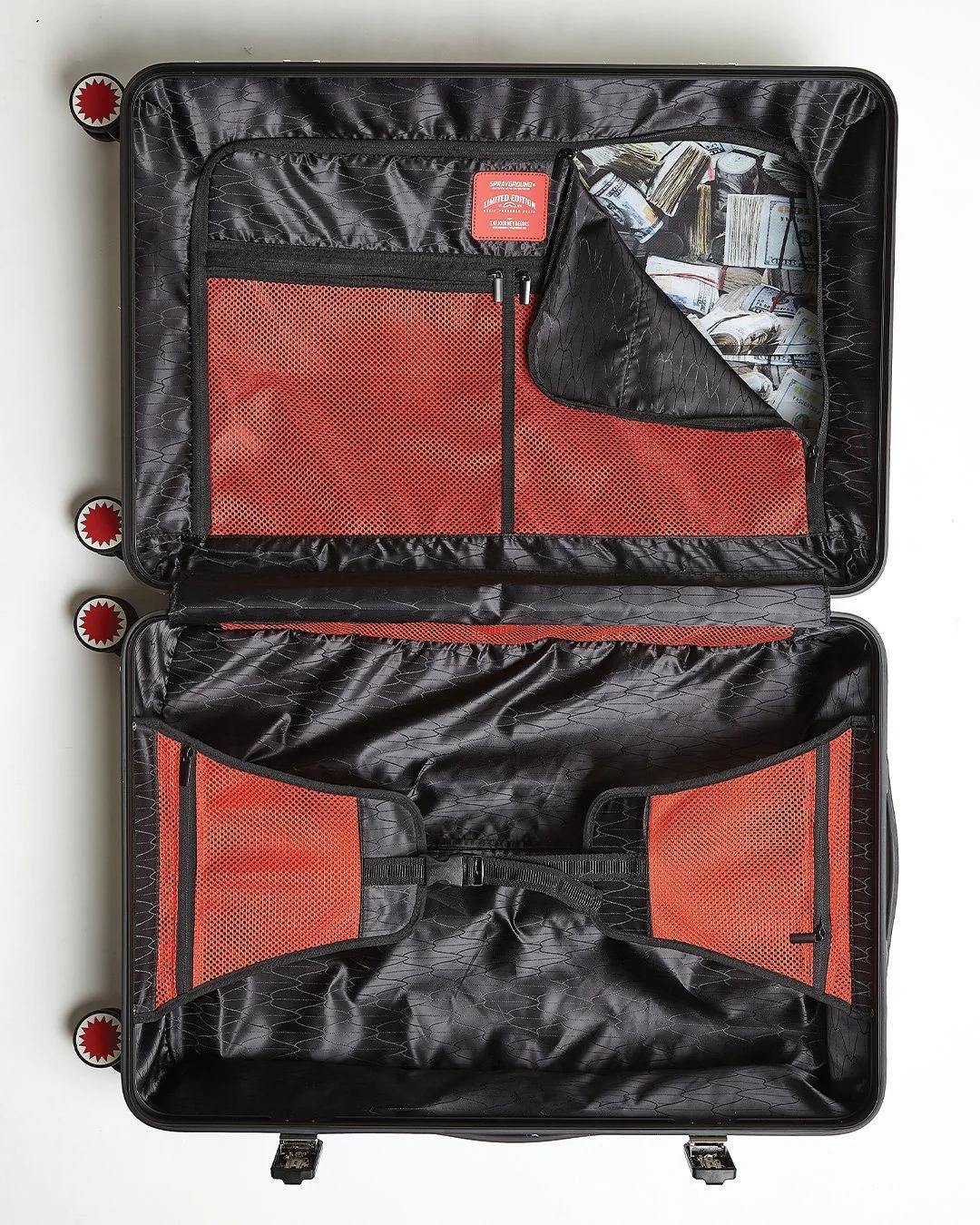 Sprayground Featured | JUNGLE PARIS 21.5” CARRY-ON SHARKITECTURE LUGGAGE