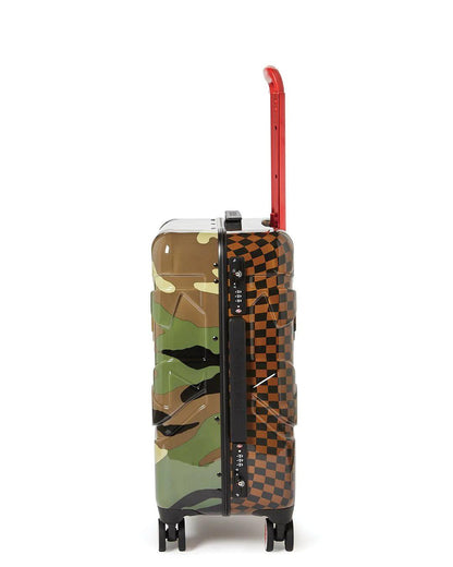 Sprayground Featured | JUNGLE PARIS 21.5” CARRY-ON SHARKITECTURE LUGGAGE