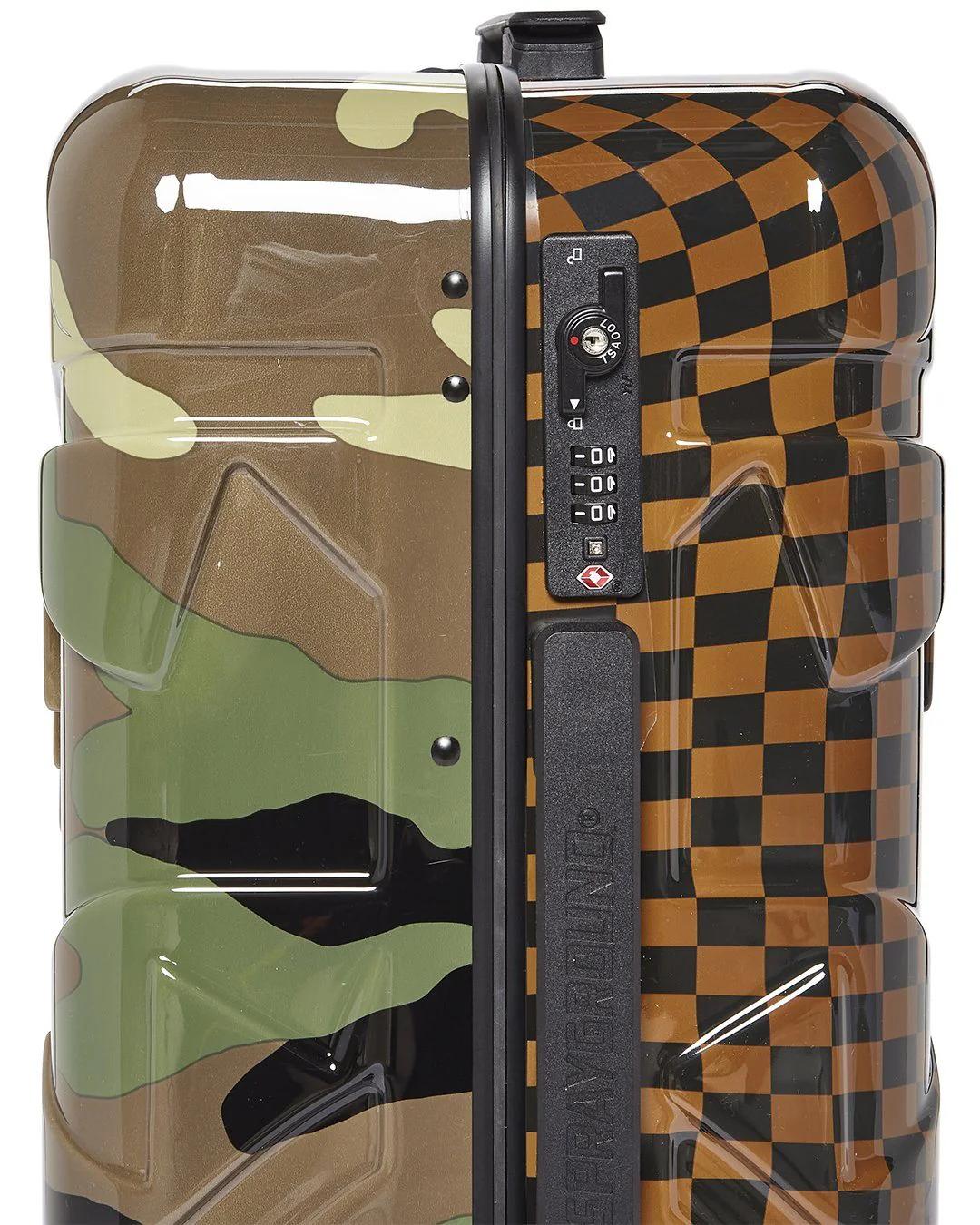 Sprayground Featured | JUNGLE PARIS 21.5” CARRY-ON SHARKITECTURE LUGGAGE