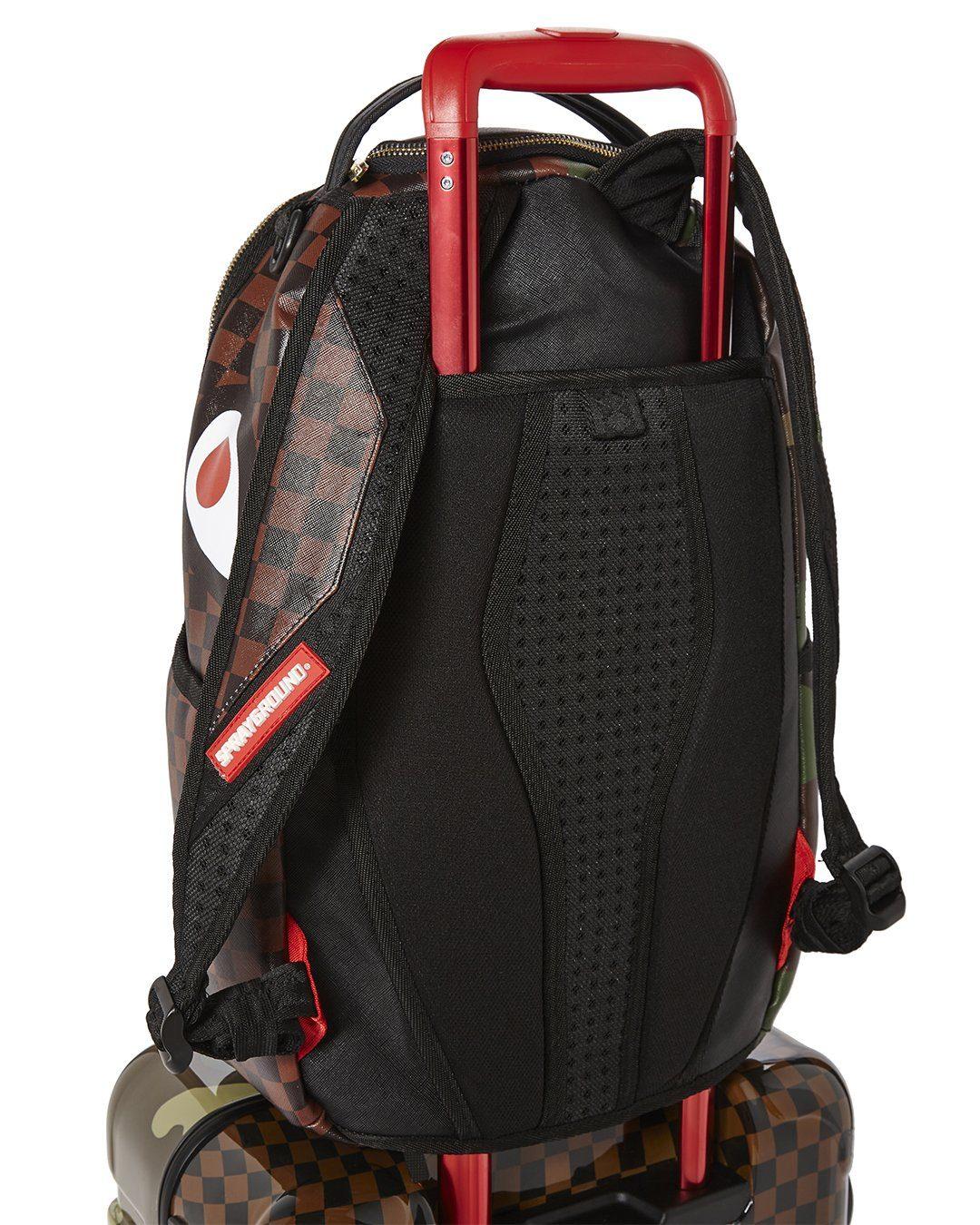 Sprayground Featured | JUNGLE PARIS 21.5” CARRY-ON SHARKITECTURE LUGGAGE