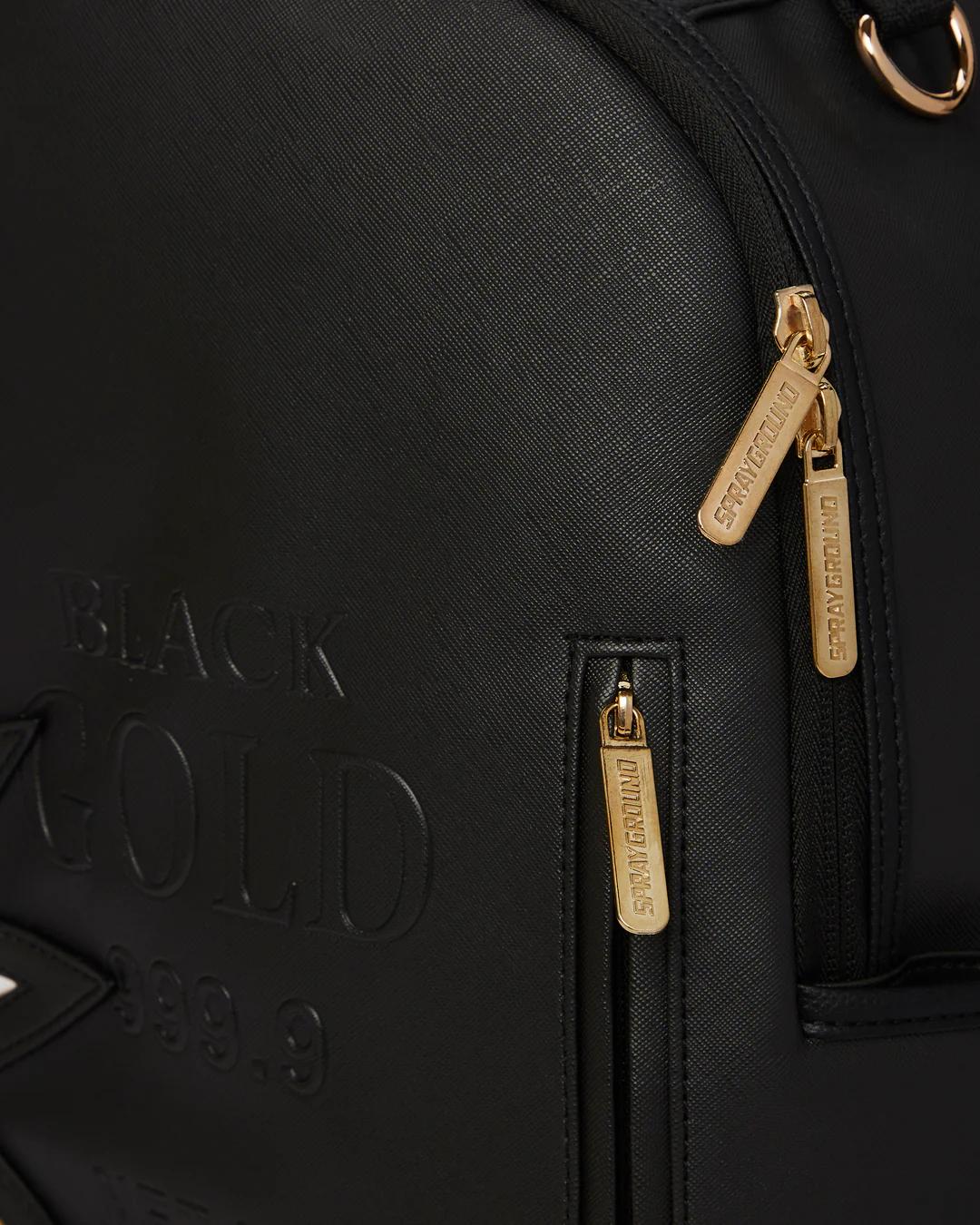 Sprayground Popular | A.i.3 SHARK BITE BLACK GOLD BACKPACK (DLXV)