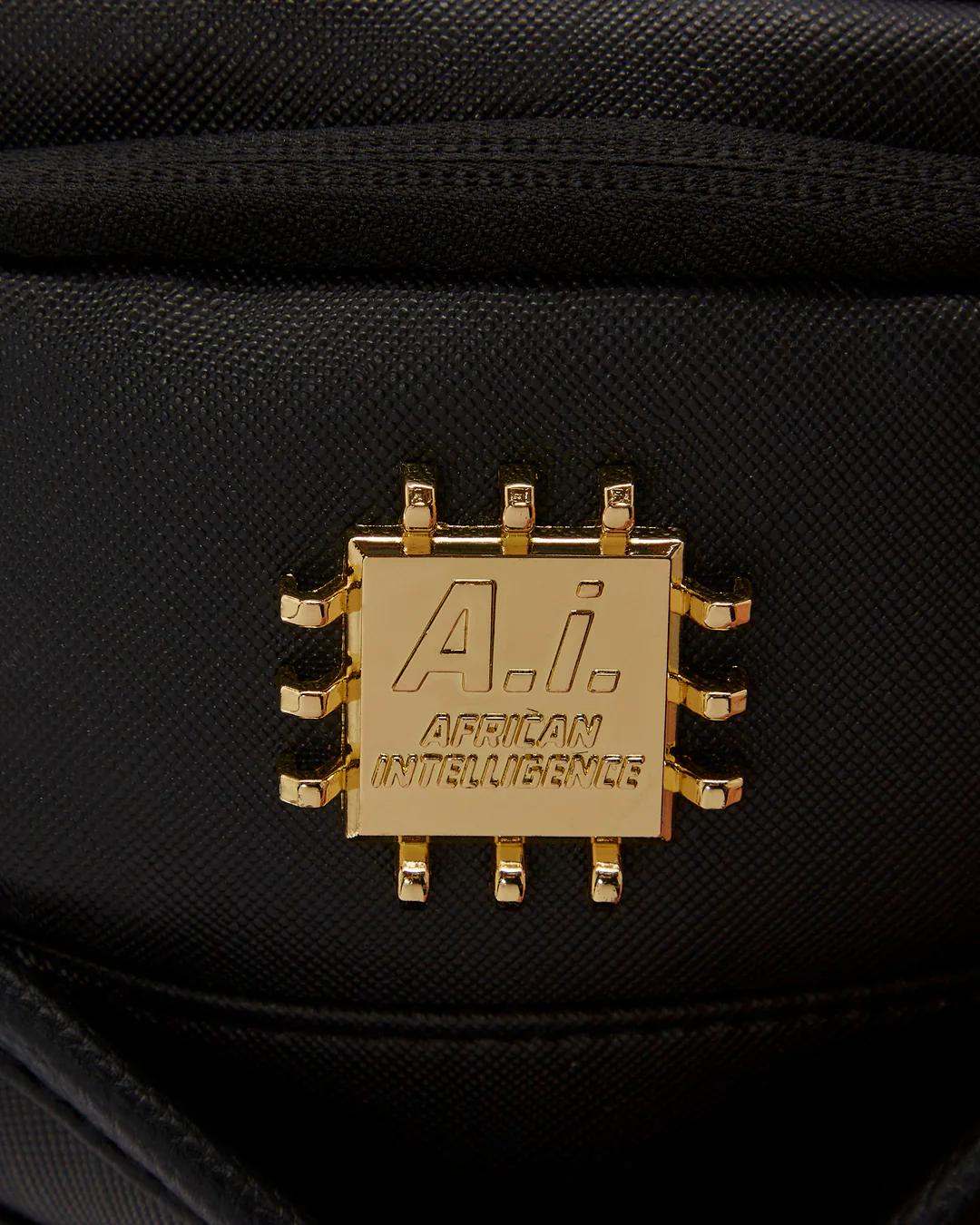 Sprayground Popular | A.i.3 SHARK BITE BLACK GOLD BACKPACK (DLXV)