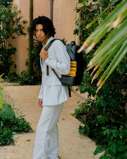 Sprayground Popular | A.i.3 SHARK BITE BLACK GOLD BACKPACK (DLXV)