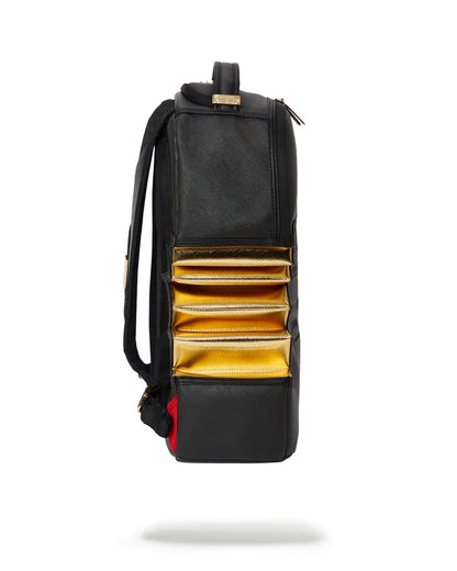 Sprayground Popular | A.i.3 SHARK BITE BLACK GOLD BACKPACK (DLXV)