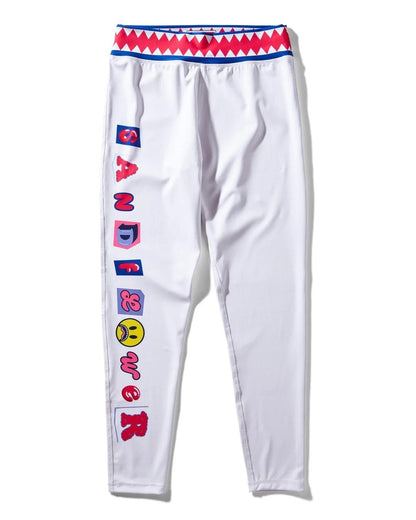 Sprayground Recommended | YOGA DRIP TIGHTS (WHITE)