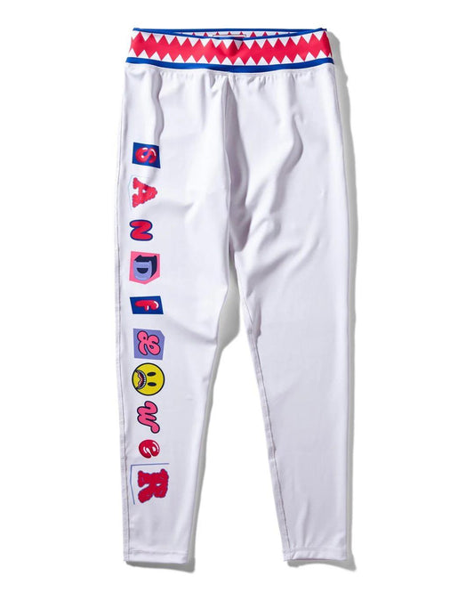Sprayground Recommended | YOGA DRIP TIGHTS (WHITE)