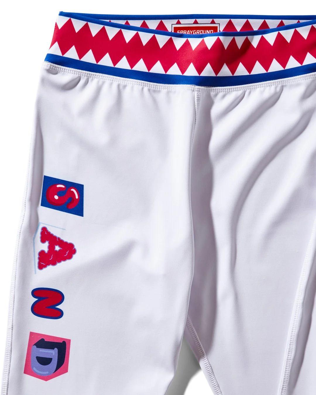 Sprayground Recommended | YOGA DRIP TIGHTS (WHITE)