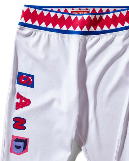 Sprayground Recommended | YOGA DRIP TIGHTS (WHITE)