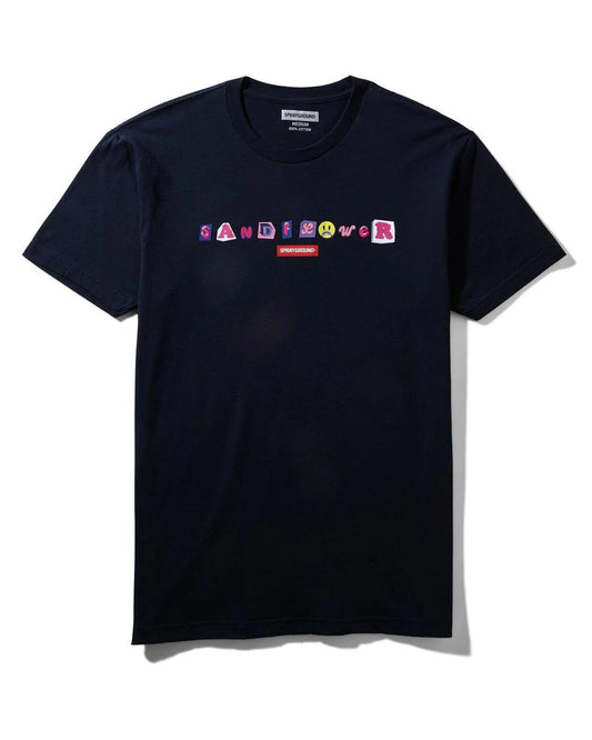 Sprayground Essential | VIBE CHECK T-SHIRT (NAVY)
