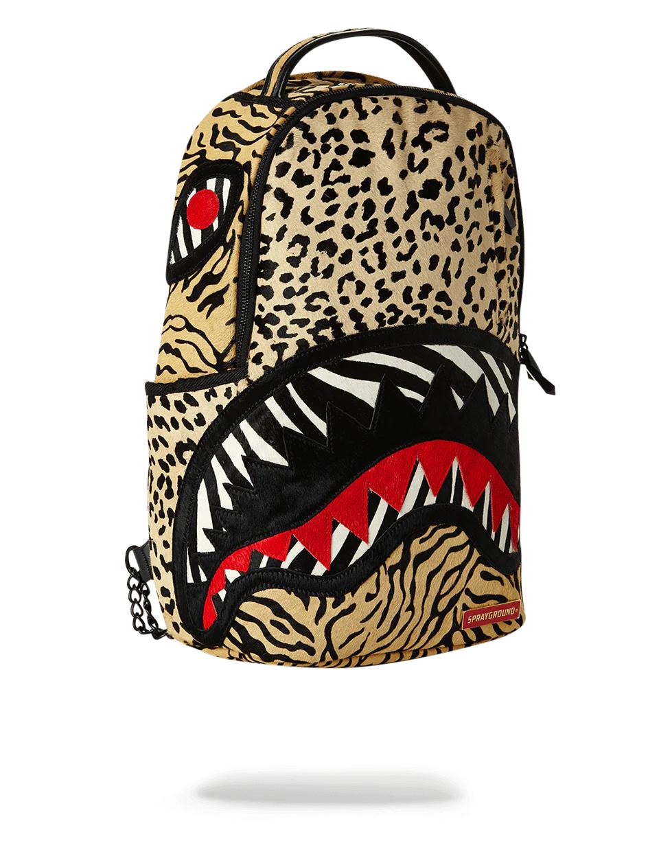 Sprayground Best Seller | SAFARI SHARK (PONY HAIR/LEATHER) LIMITED TO 50 PCS