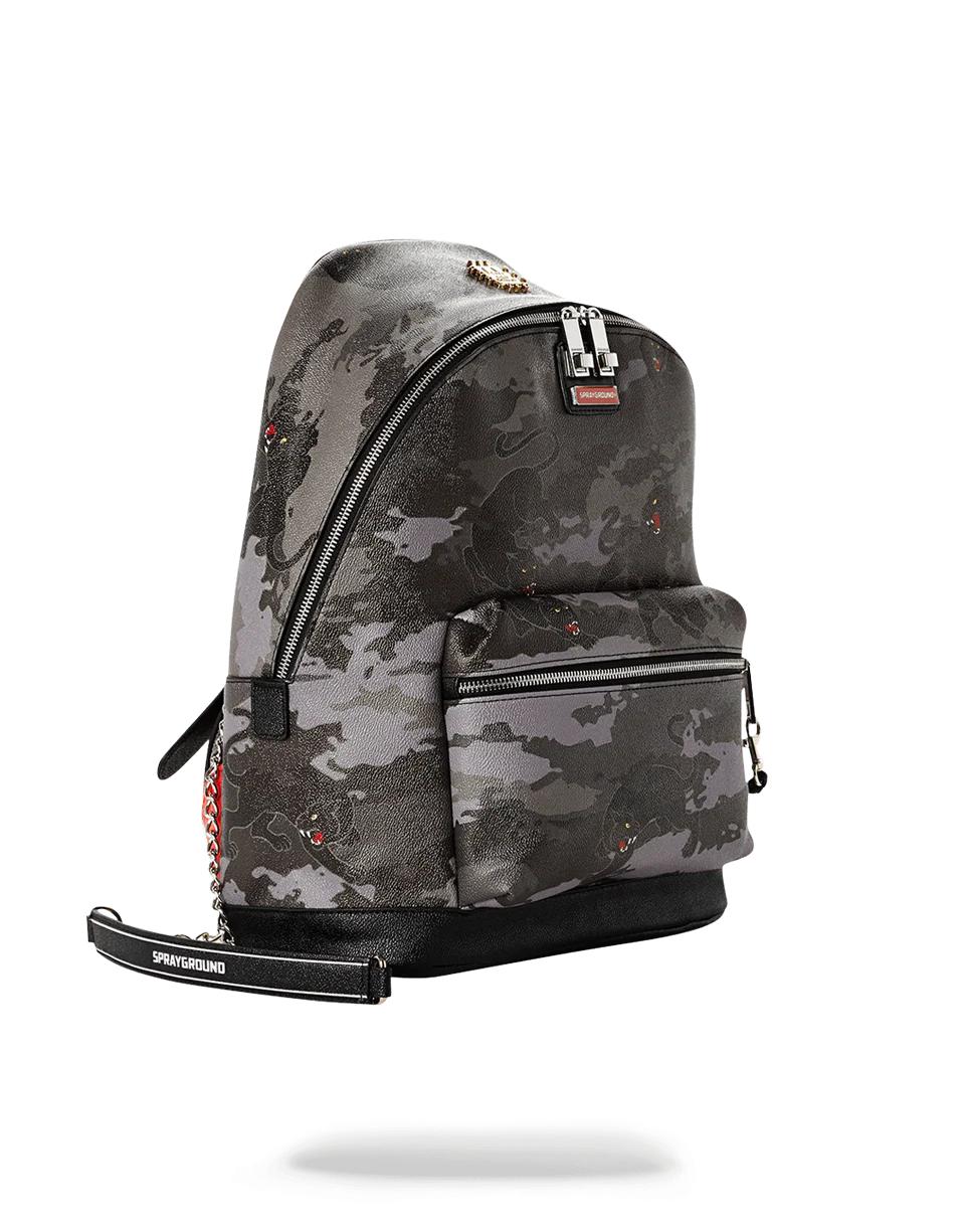 Sprayground Signature | BLACK PANTHERA CAMO EMPEROR