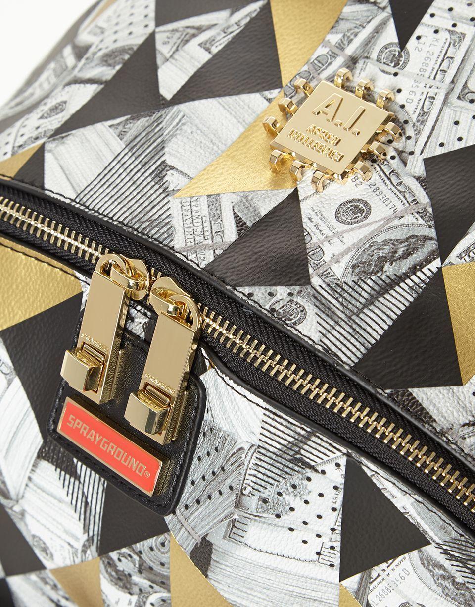 Sprayground Classic | 6-STRAP FRACTAL MONEY EMPEROR