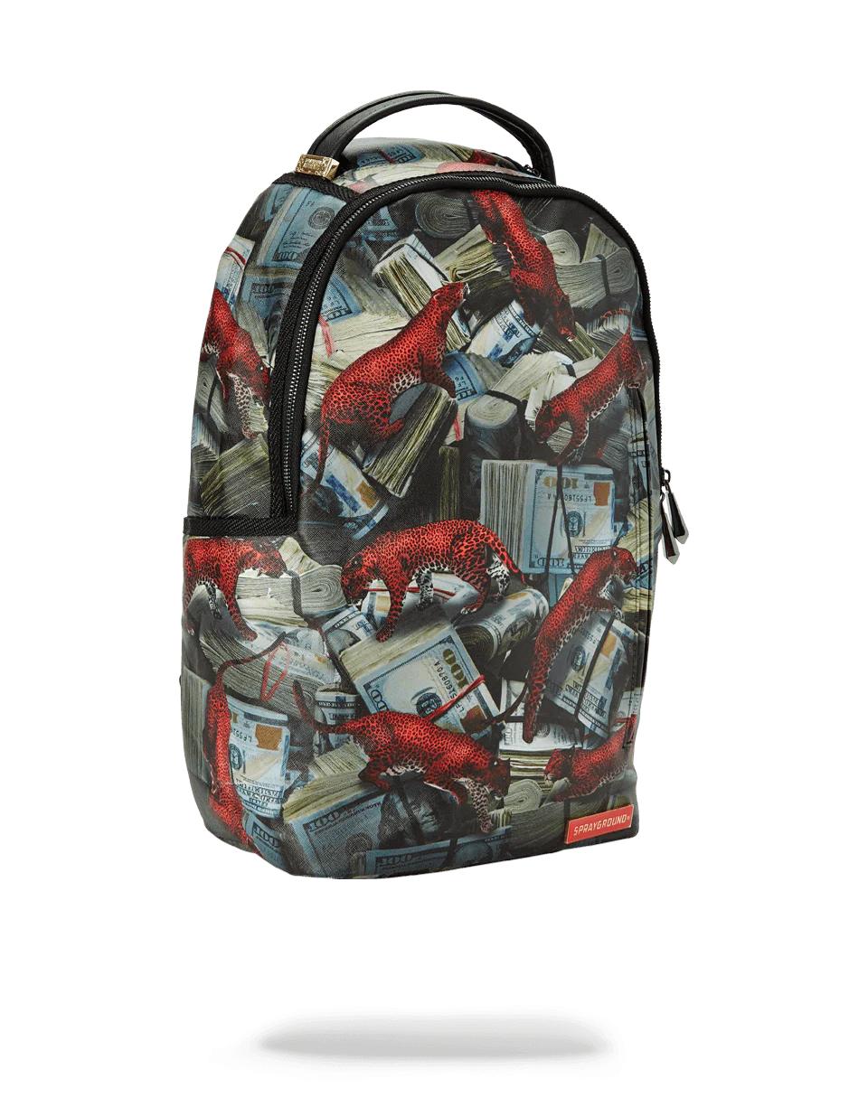 Sprayground Best Seller | RED LEOPARD MONEY