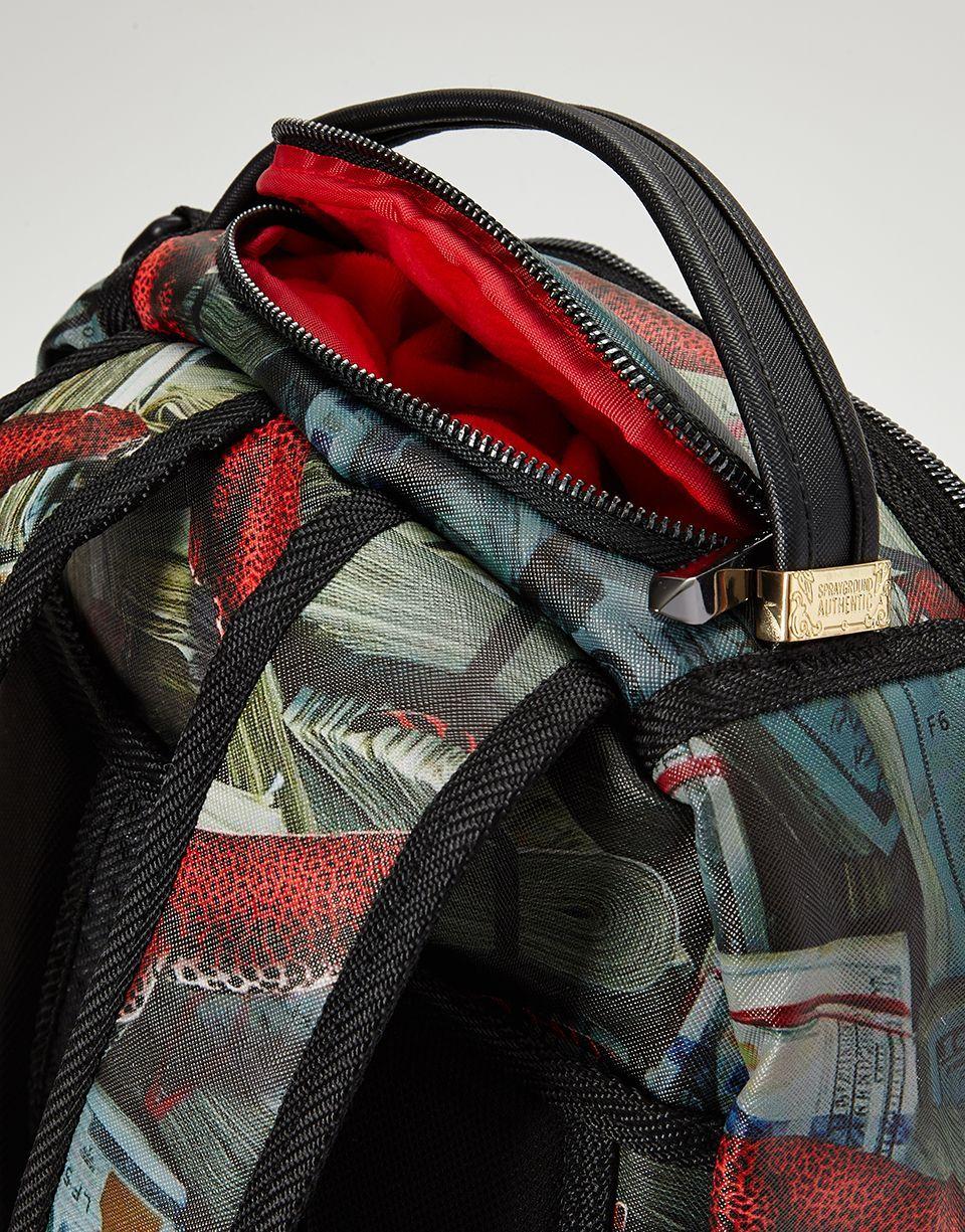 Sprayground Best Seller | RED LEOPARD MONEY