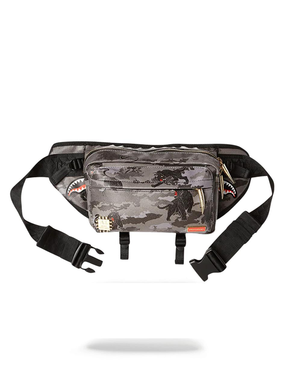 Sprayground Exclusive | BLACK PANTHERA CAMO CROSSBODY