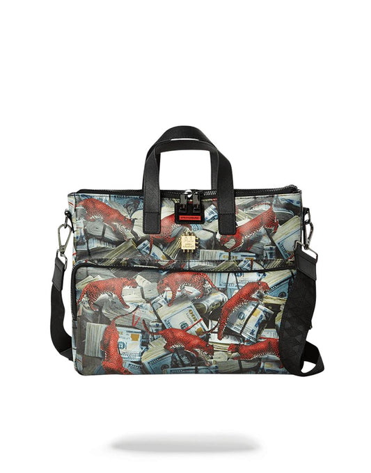 Sprayground Classic | RED LEOPARD MONEY TRAVEL CASE